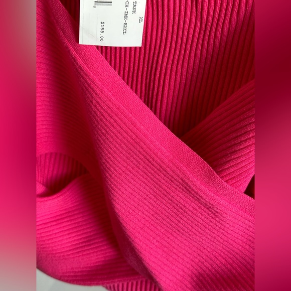 NWT - INTERMIX ELENI CROSS FRONT KNIT TOP - XL - Picture 6 of 7